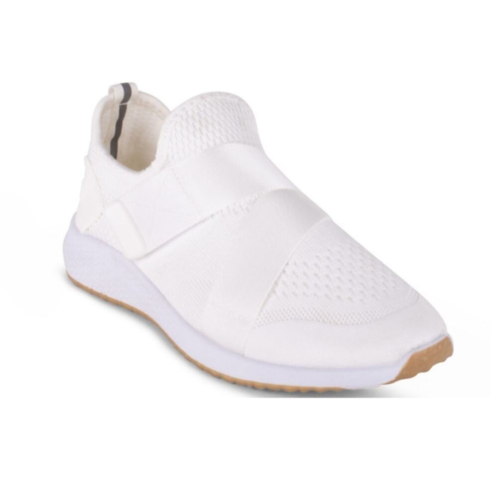 Danskin Women's White Slip On Encourage Strappy Sneakers Size 7.5M